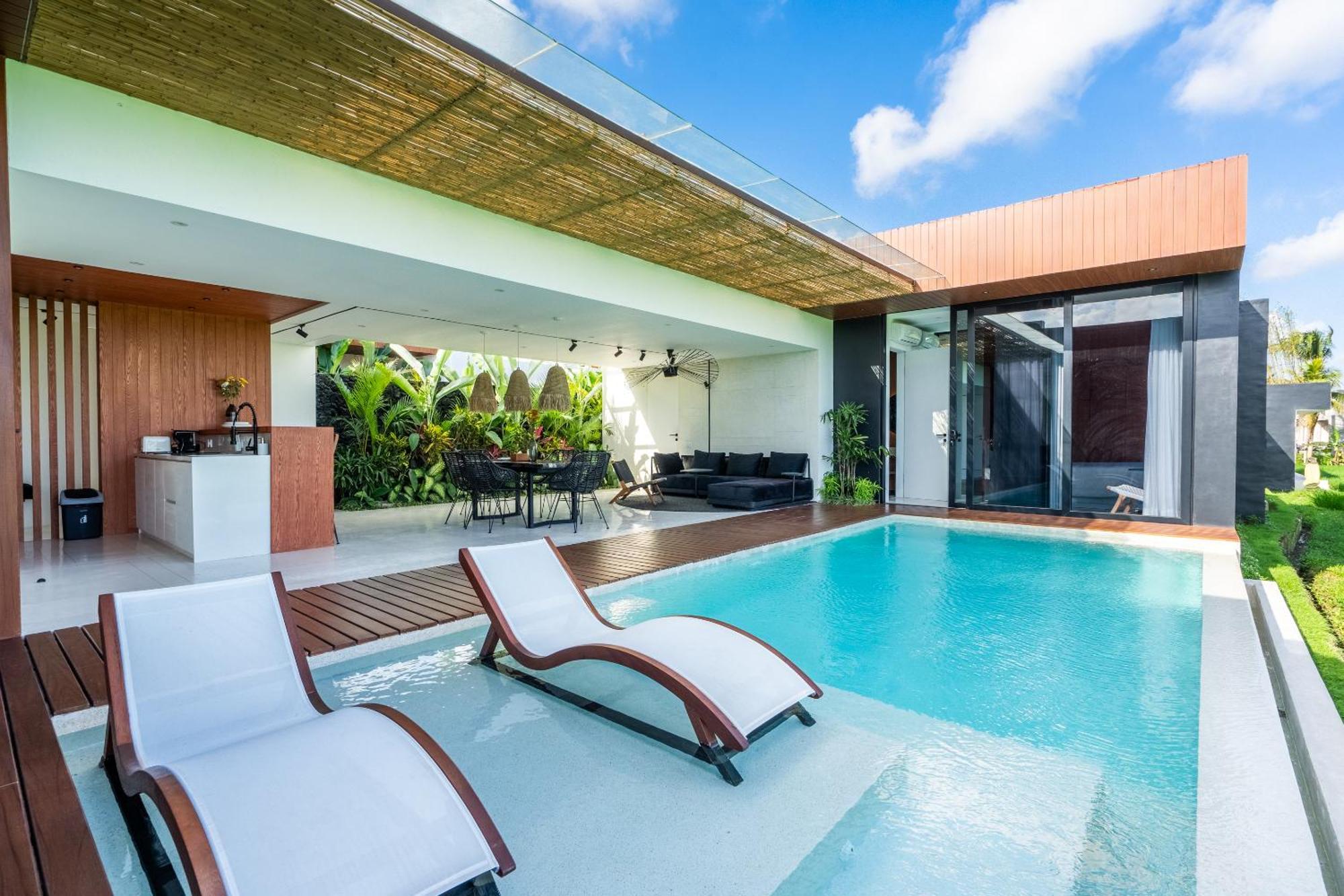 Green Flow Ubud Villas I Exteriör bild