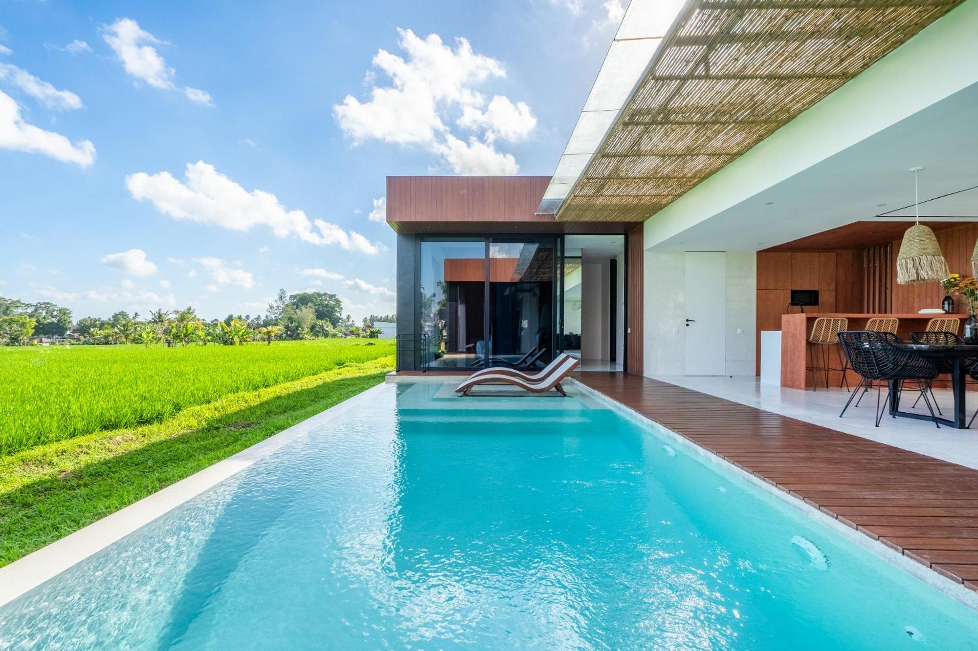 Green Flow Ubud Villas I Exteriör bild