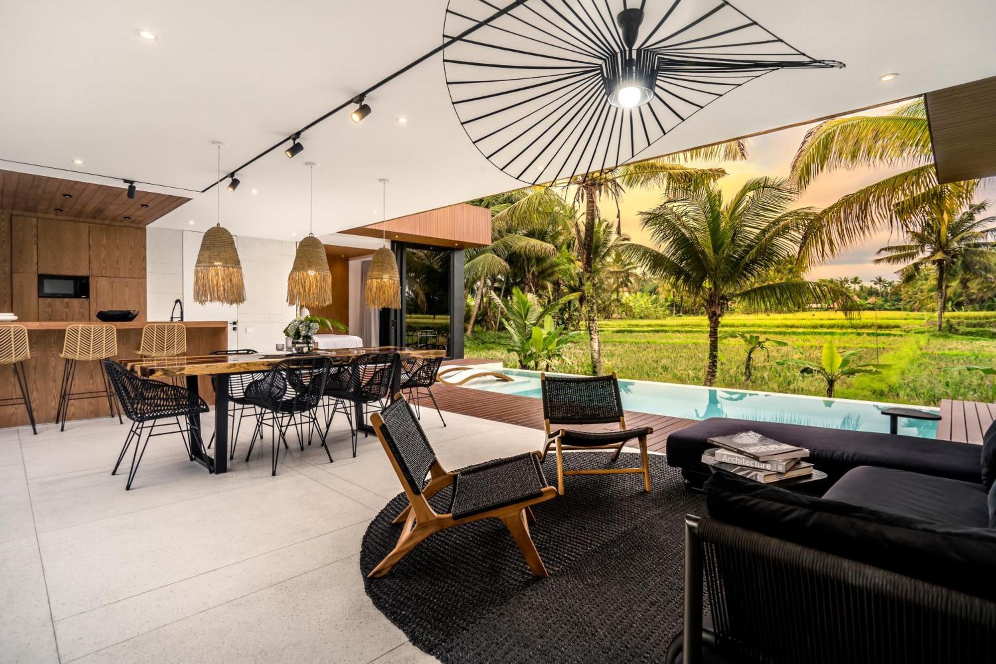 Green Flow Ubud Villas I Rum bild